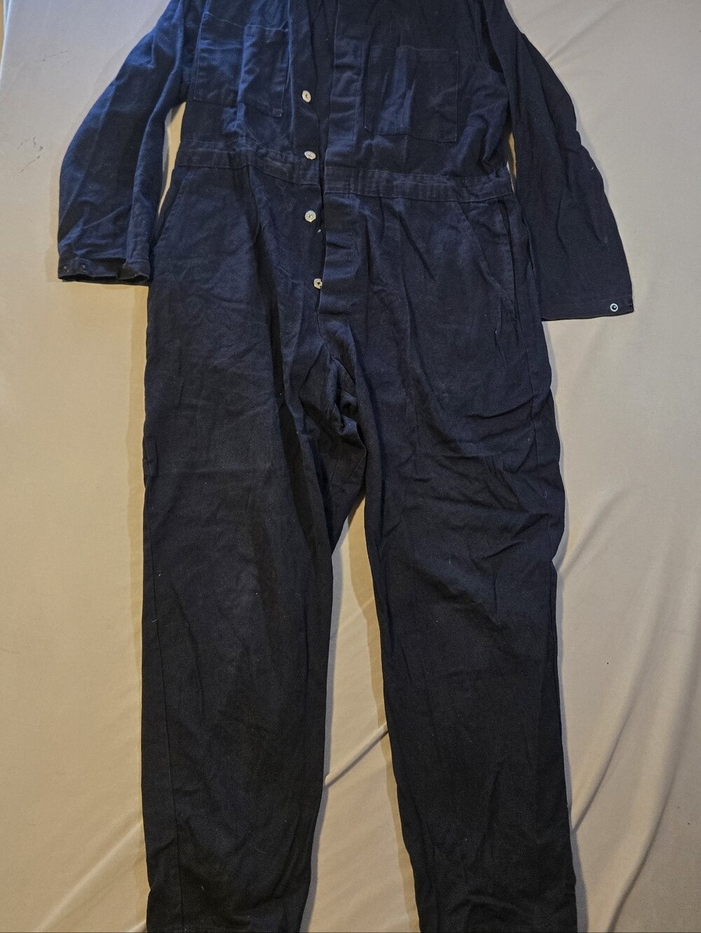 Dakota Men's Navy Utility Coverall Pants Made In Canada 100% Cotton